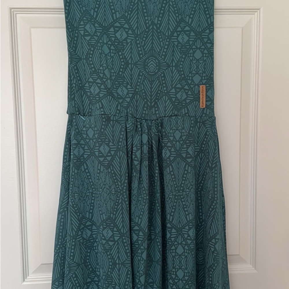 Kameleon Teal Patterned Dress